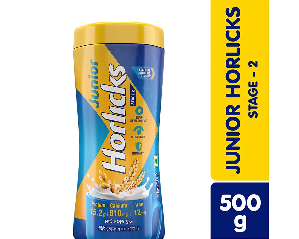 Junior Horlicks 450gm (Jar) | Kids Nutrition Health Drink