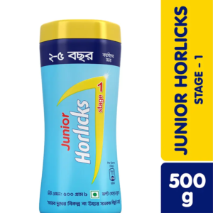 Horlicks Junior Stage-1 500gm (Jar) | Kids Growth Nutrition Drink