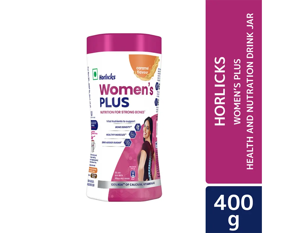 Women’s Plus Horlicks 400gm (Jar) | Women’s Nutrition Drink