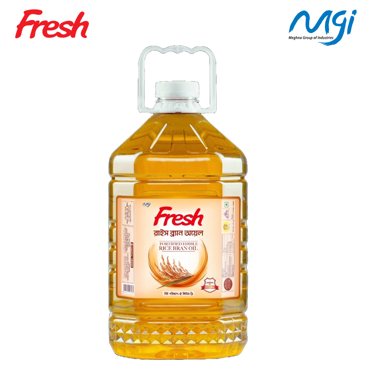 Fresh Rice Bran Oil – 5 Litre Healthy Cooking Oil | Tanzim Store